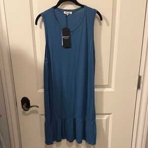 LA Made Blue Sleeveless Dress
